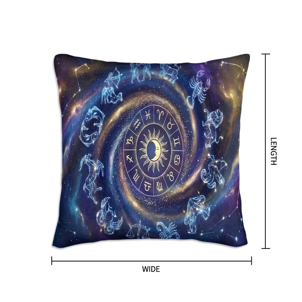 Celestial Zodiac Galaxy Pillow Covers | Set of 2 (No Insert)