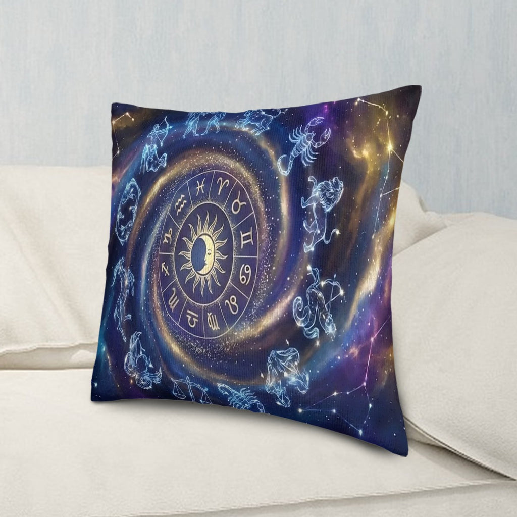 Celestial Zodiac Galaxy Pillow Covers | Set of 2 (No Insert)