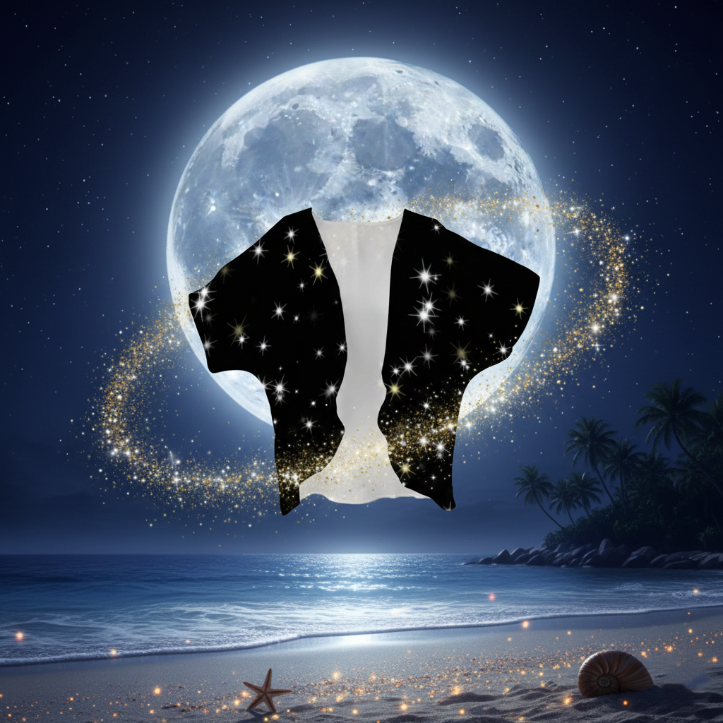 Cárdigan tipo kimono negro