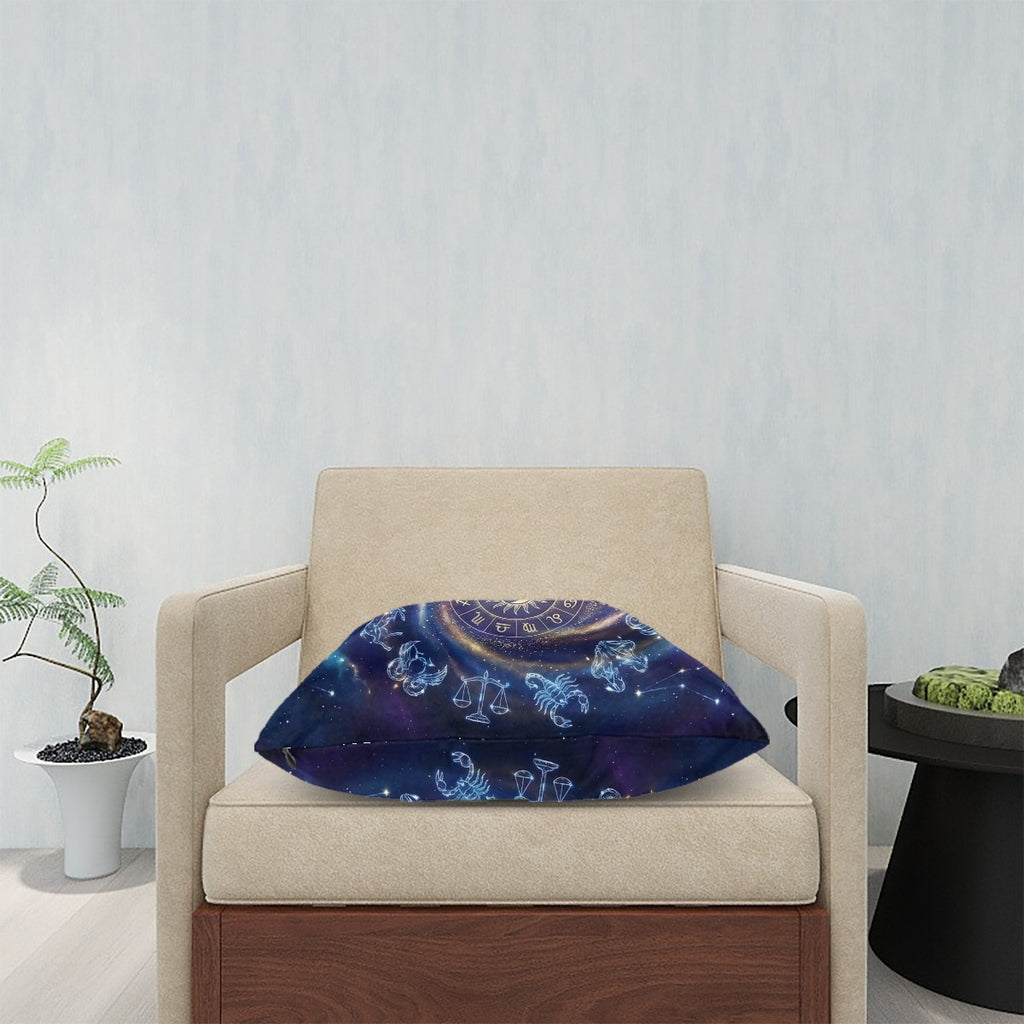 Celestial Zodiac Galaxy Pillow Covers | Set of 2 (No Insert)