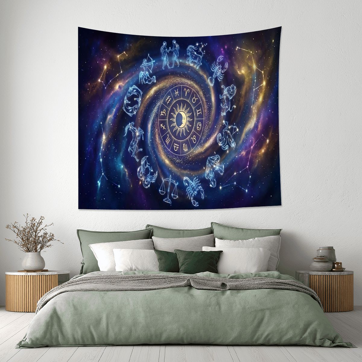 Celestial Galaxy Wall Tapestry | Made in USA (60"x50")