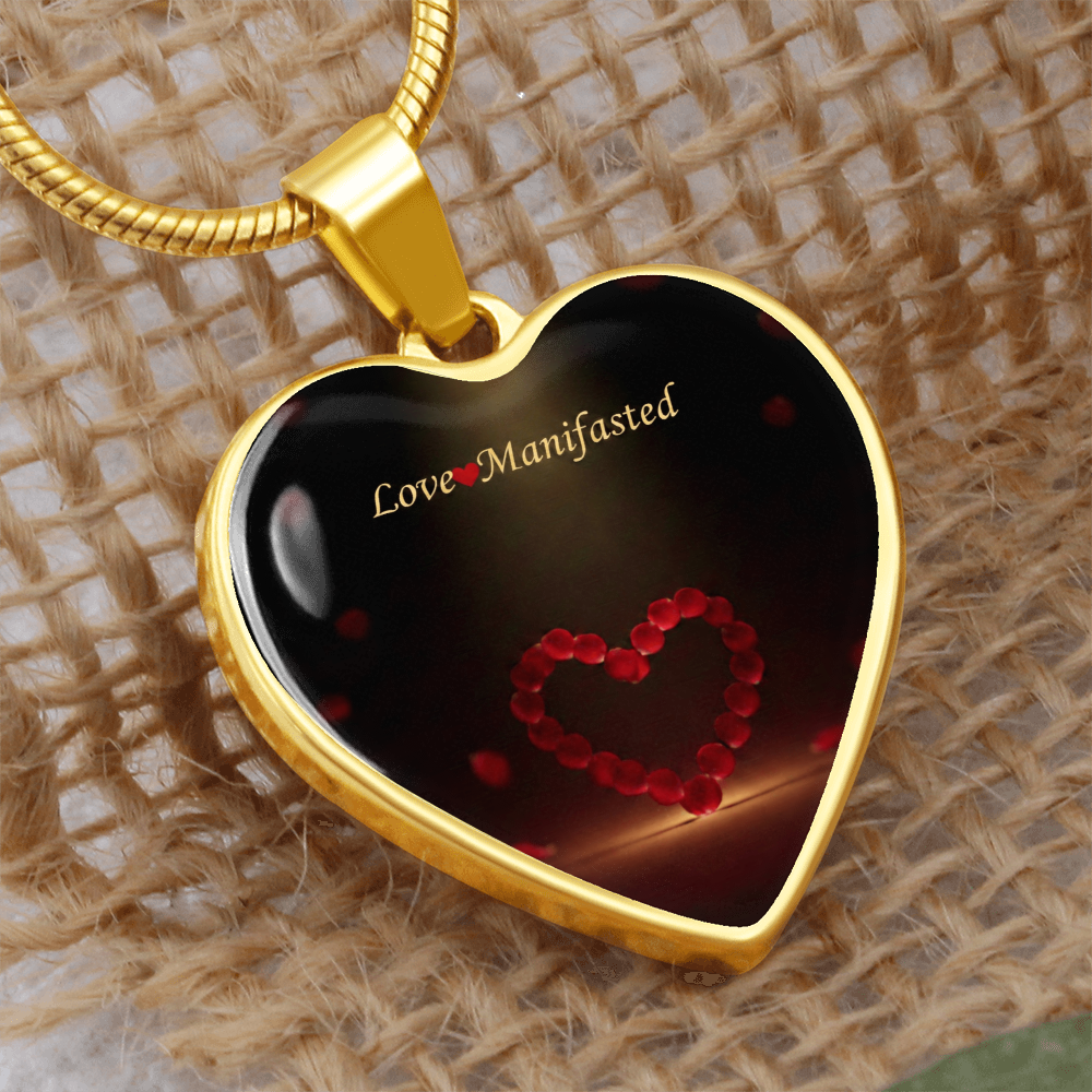 Love Manifested™ Heart Necklace – A Symbol of Destiny & Eternal Love