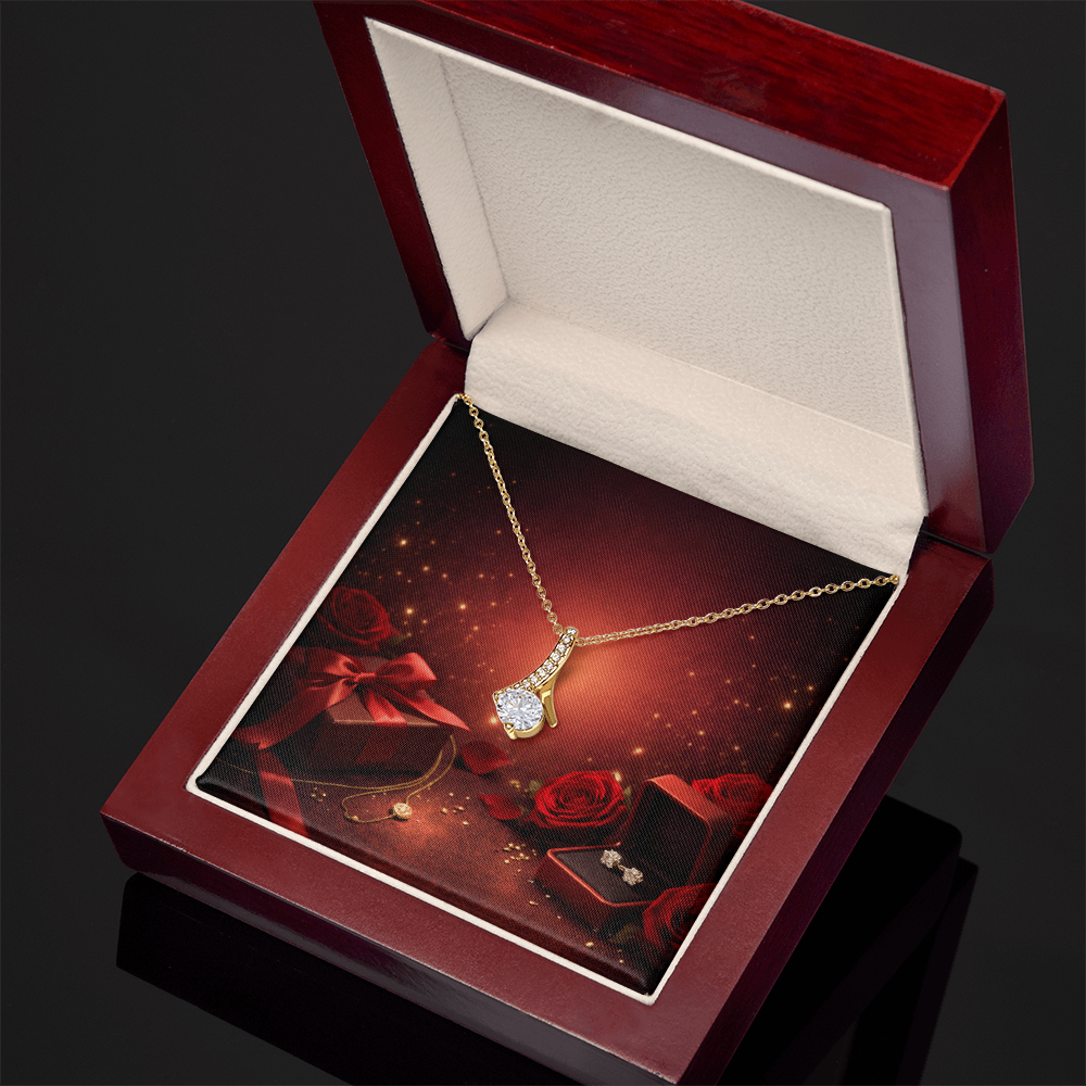 Alluring Beauty™ Ribbon Necklace – A Timeless Symbol of Grace & Love