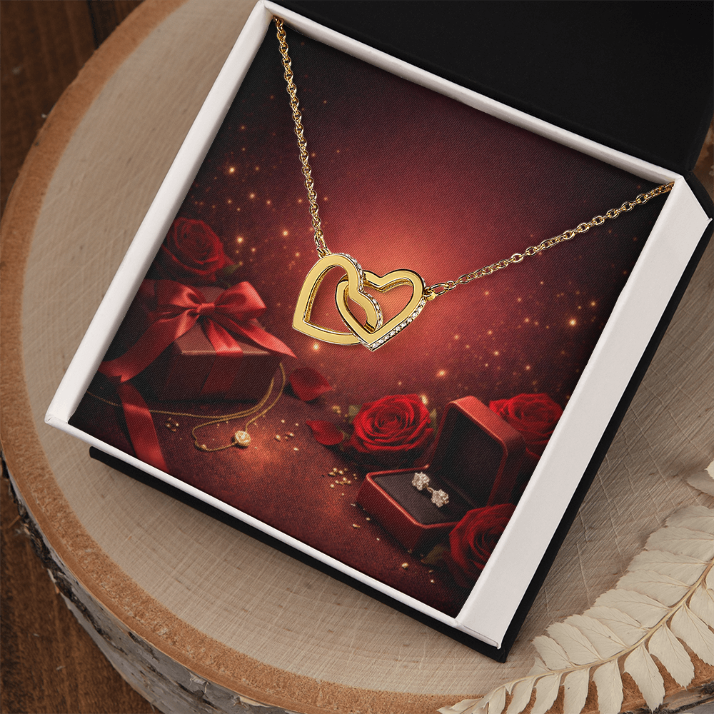 Interlocking Hearts Necklace – Two Hearts, One Destiny