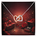 Interlocking Hearts Necklace – Two Hearts, One Destiny
