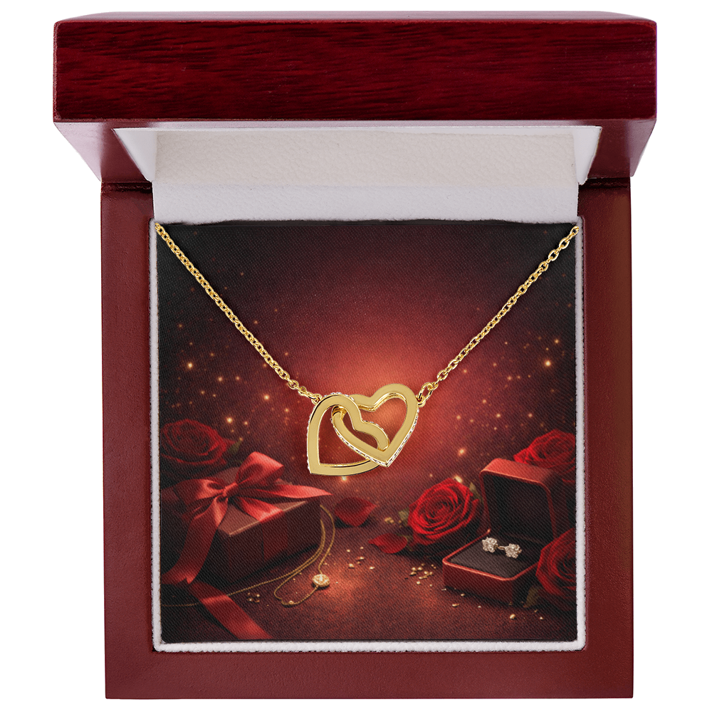 Interlocking Hearts Necklace – Two Hearts, One Destiny