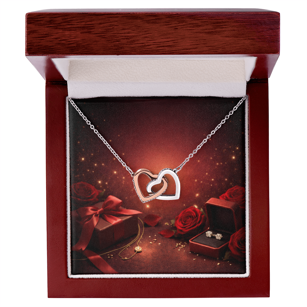 Interlocking Hearts Necklace – Two Hearts, One Destiny
