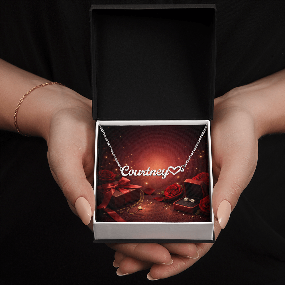 Personalized Heart Name Necklace – A Timeless Symbol of Love
