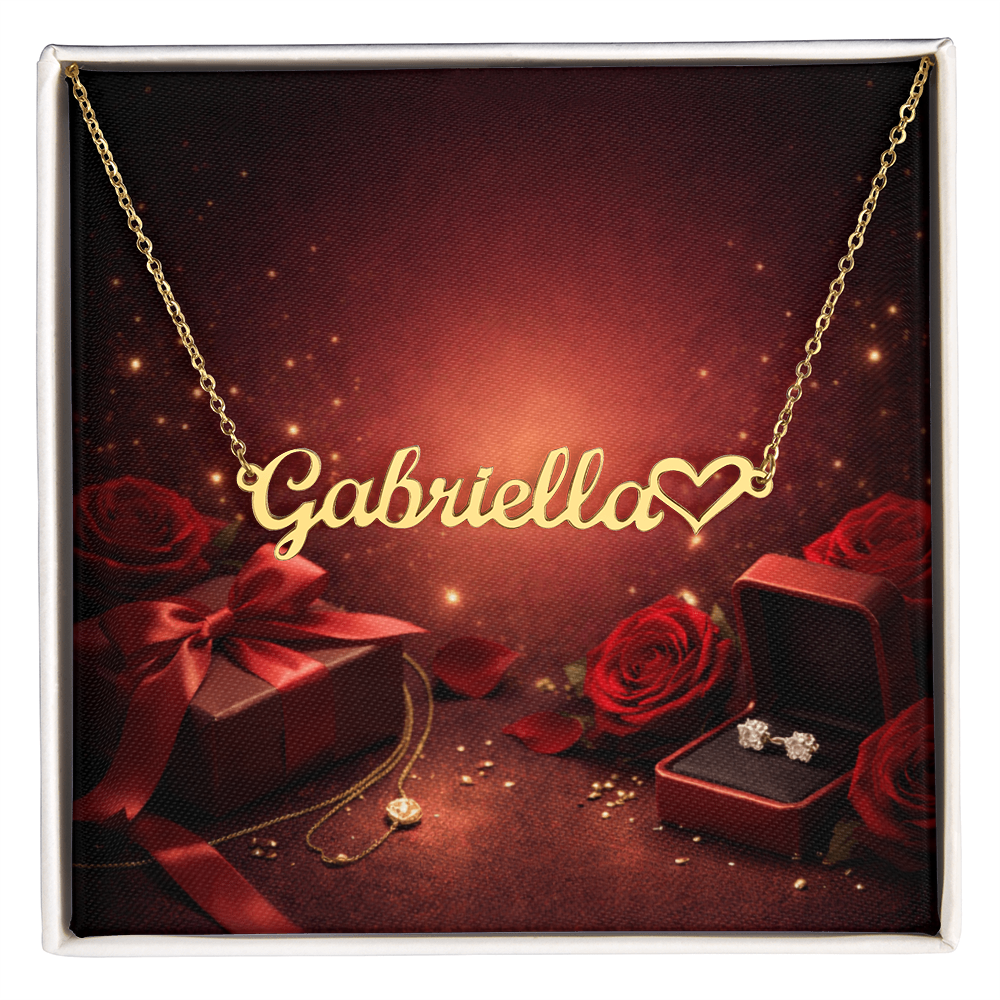 Personalized Heart Name Necklace – A Timeless Symbol of Love