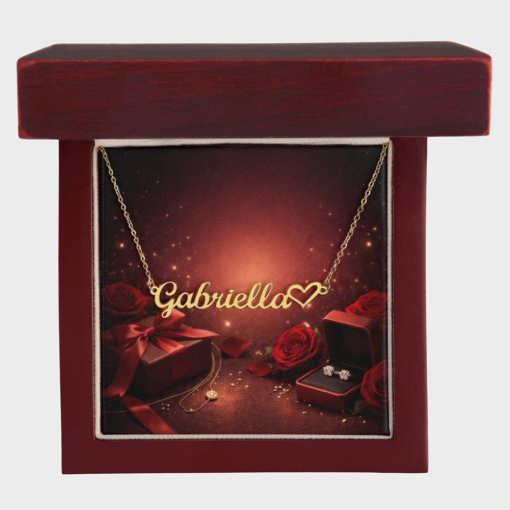 Personalized Heart Name Necklace – A Timeless Symbol of Love